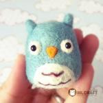 Lovely Blue Mint OWL Needle..