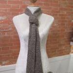 Hand Knitted Narrow Long Co..