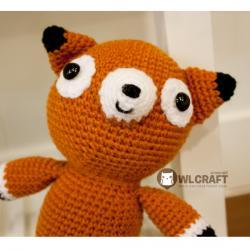 PDF Pattern Philly The Fox Amigurumi Plush Crochet Doll